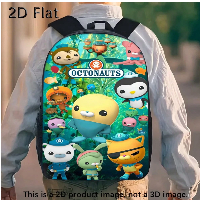 Octonauts Adventure 3-Piece Backpack Set with Lunch Bag and Pencil Case – Perfect for Students!
