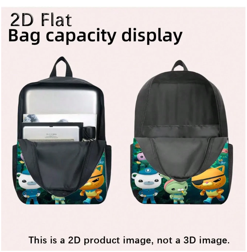 Octonauts Adventure 3-Piece Backpack Set with Lunch Bag and Pencil Case – Perfect for Students!