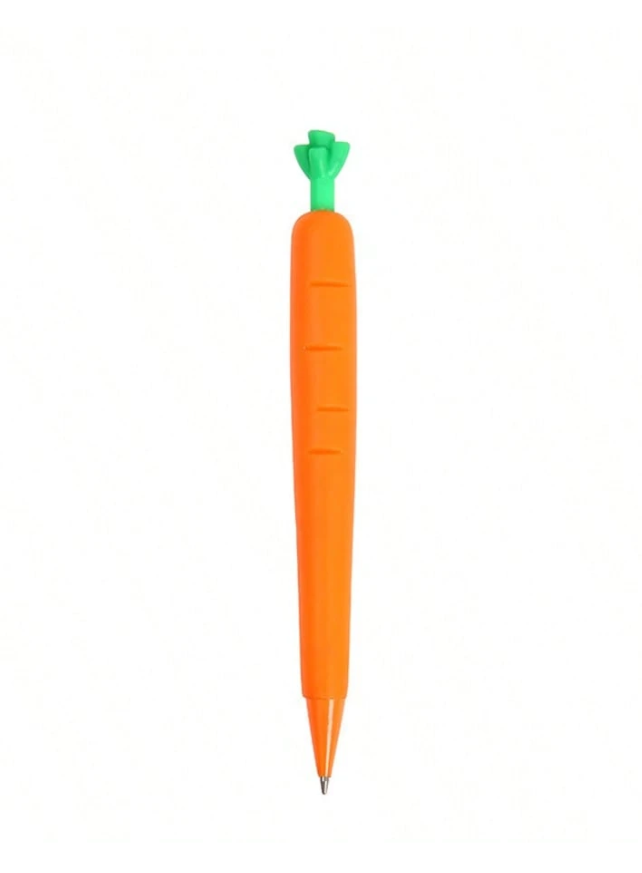 Cute Carrot Mechanical Pencil Set - 3PCS Adorable No-Jam Writing Tools for Back to School