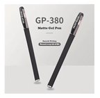 50-Pack Black Matte Gel Ink Pens - Extra Fine Tip, Smooth Writing, Smudge-Proof Office & School Supplies