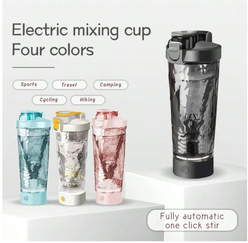 24oz USB Rechargeable Automatic Protein Shaker Cup - Perfect Blender Mixer for Fitness and Outdoor Use