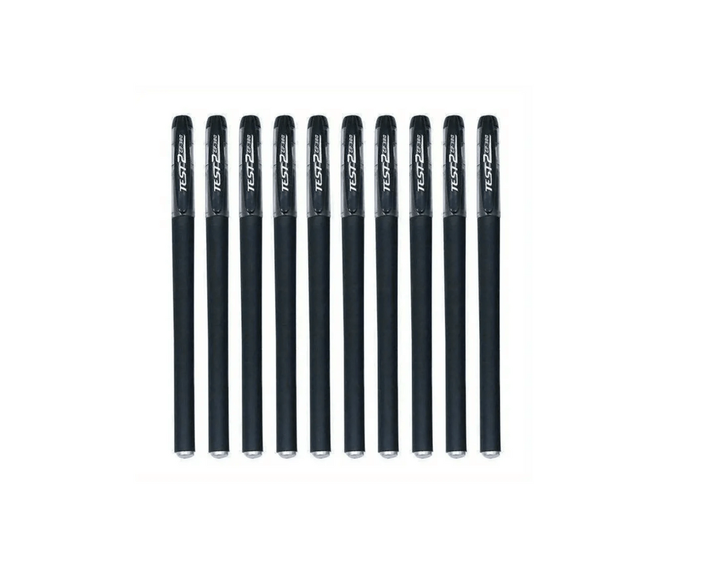 50-Pack Black Matte Gel Ink Pens - Extra Fine Tip, Smooth Writing, Smudge-Proof Office & School Supplies
