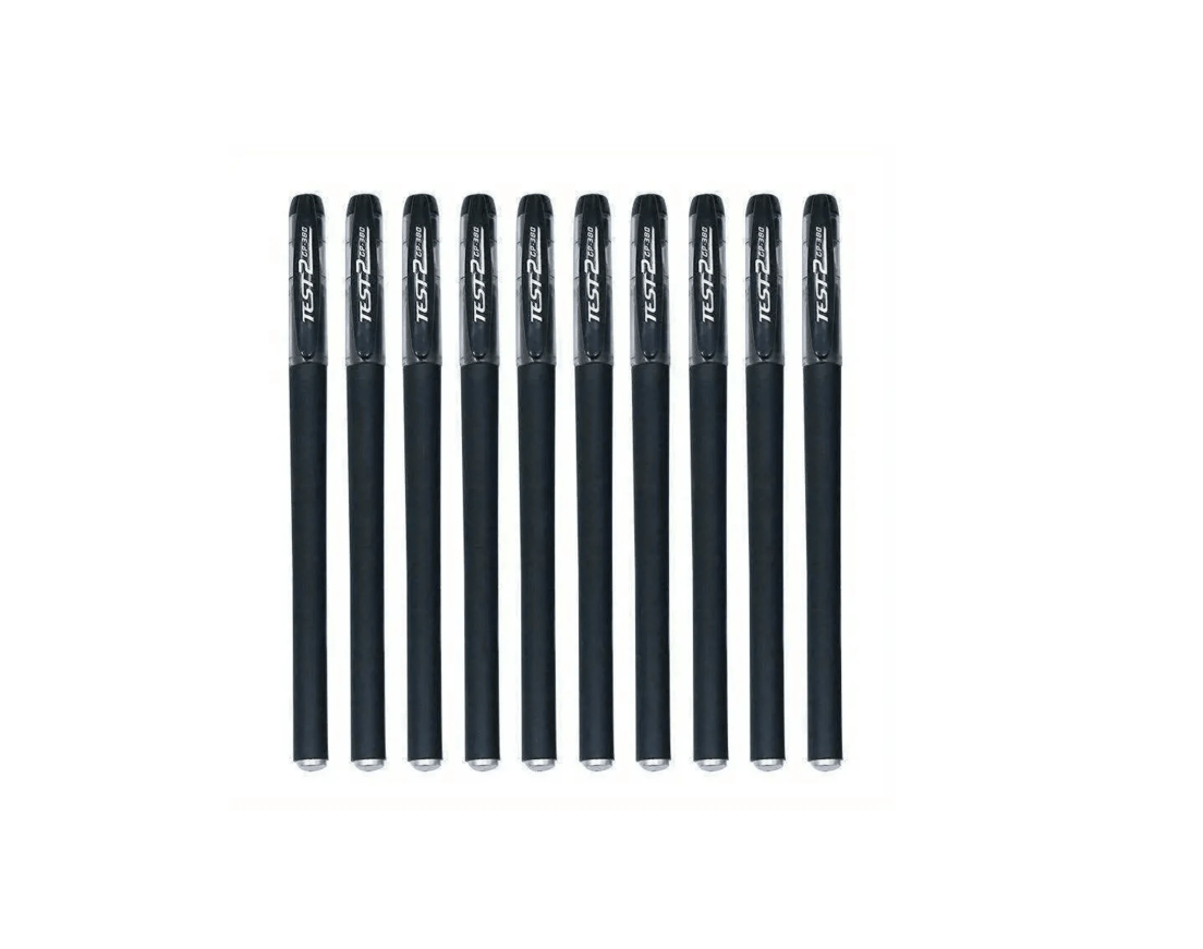50-Pack Black Matte Gel Ink Pens - Extra Fine Tip, Smooth Writing, Smudge-Proof Office & School Supplies