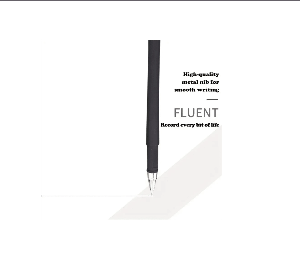 50-Pack Black Matte Gel Ink Pens - Extra Fine Tip, Smooth Writing, Smudge-Proof Office & School Supplies
