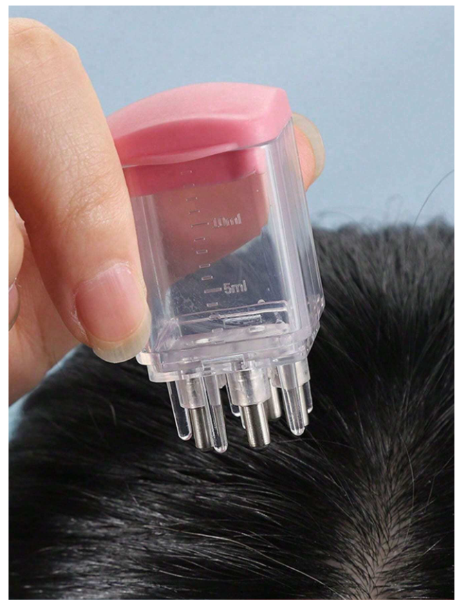 Portable Mini Scalp Essential Oil Massager Roller Brush Comb - Ultimate Hair Styling Accessory