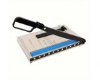 Effortless Cutting: 12-Inch Manual Trimmer & Cutter for 16 Sheets with Safety Features and Ergonomic Grip
