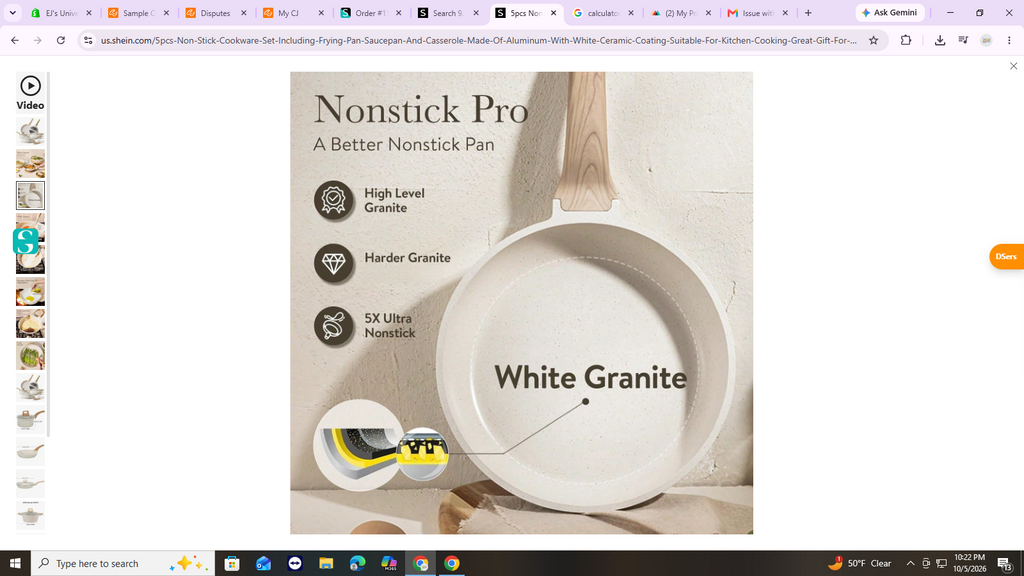 5-Piece Non-Stick Aluminum Cookware Set with White Ceramic Coating - Perfect Kitchen Essential & Gift for Moms