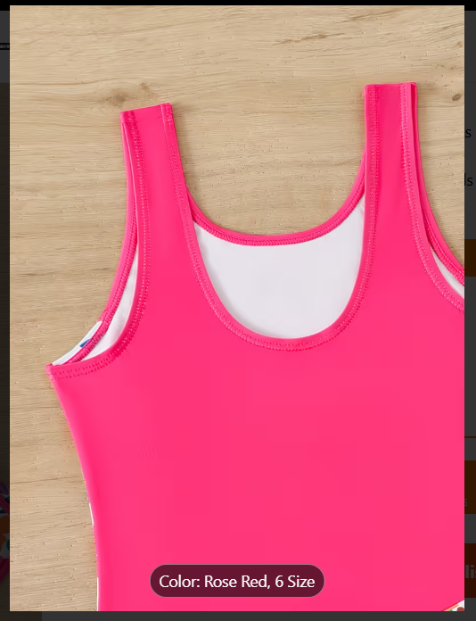 Girls' Fashion Swimsuit Set