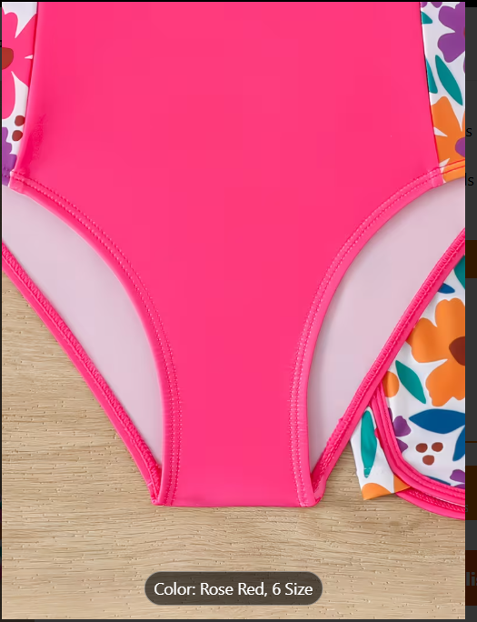 Girls' Fashion Swimsuit Set