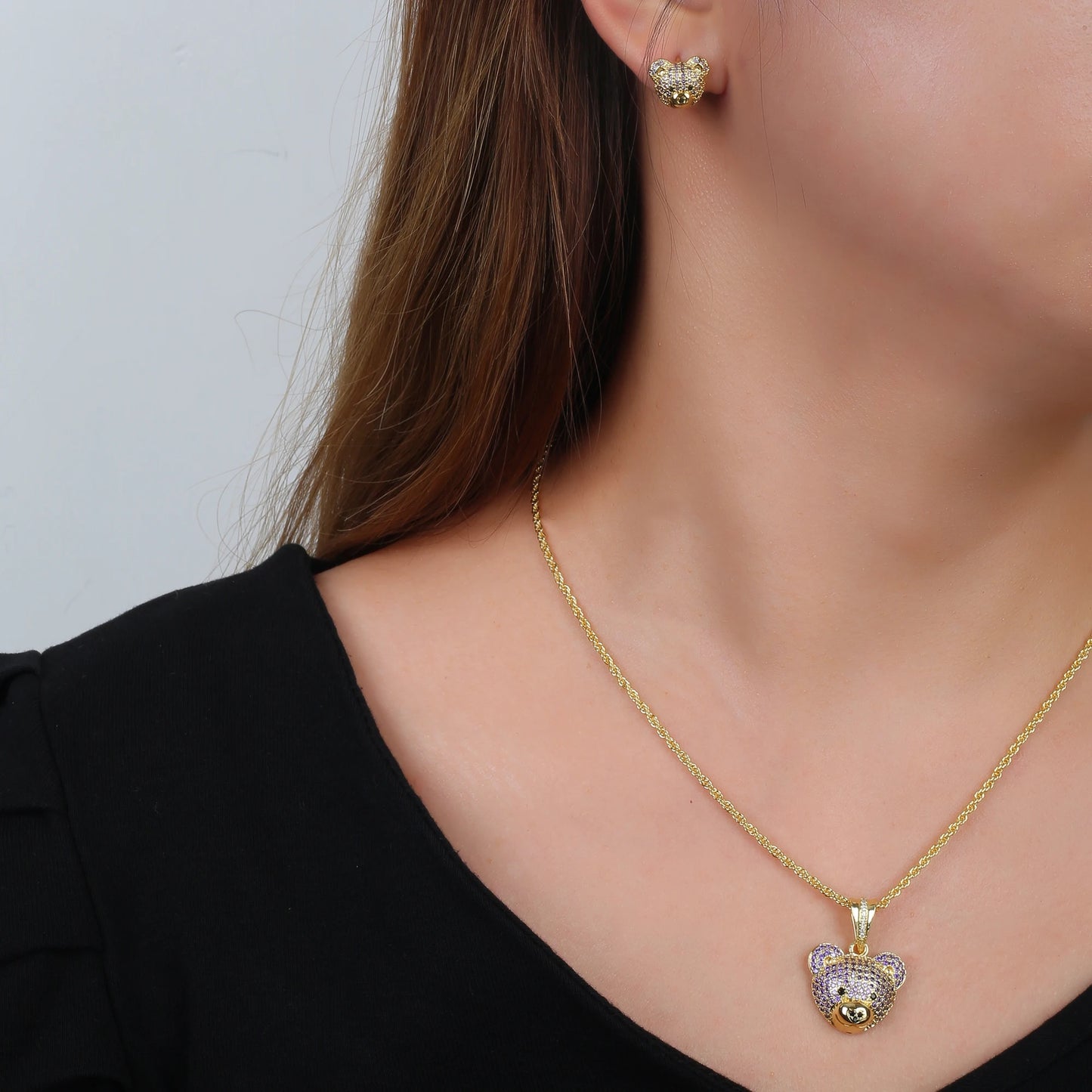 Cute Animal Jewelry Set for Girls/Women