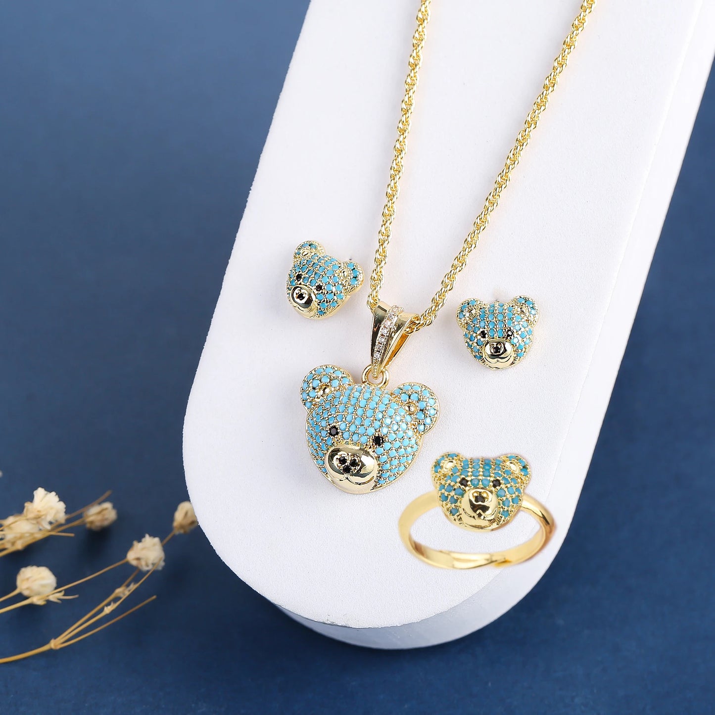 Cute Animal Jewelry Set for Girls/Women