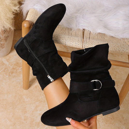 168-5 Women's Ankle Boots, Suitable for Holiday Use, Lace-up Round-toe Casual Sneakers, Made of Faux Cover with Fabric Lining and Insole, All-season Wear, Fashionable Street Style, Ideal Gift