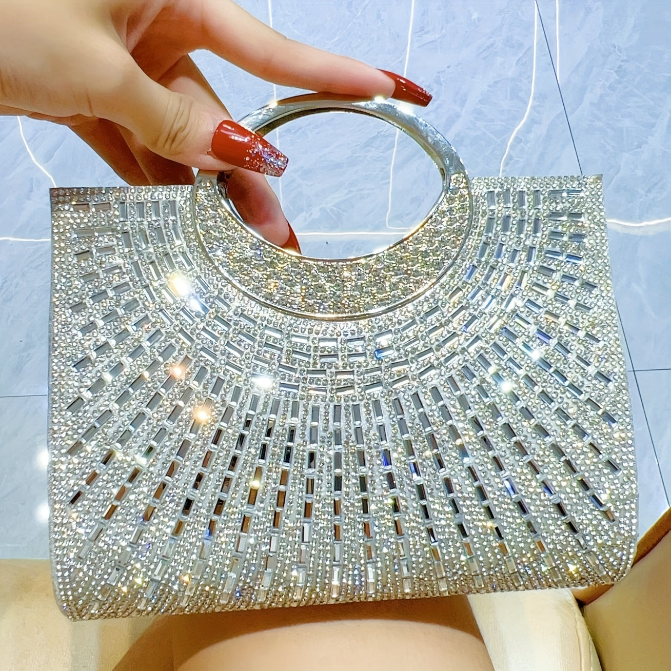 Rhinestone Evening Clutch & Purse