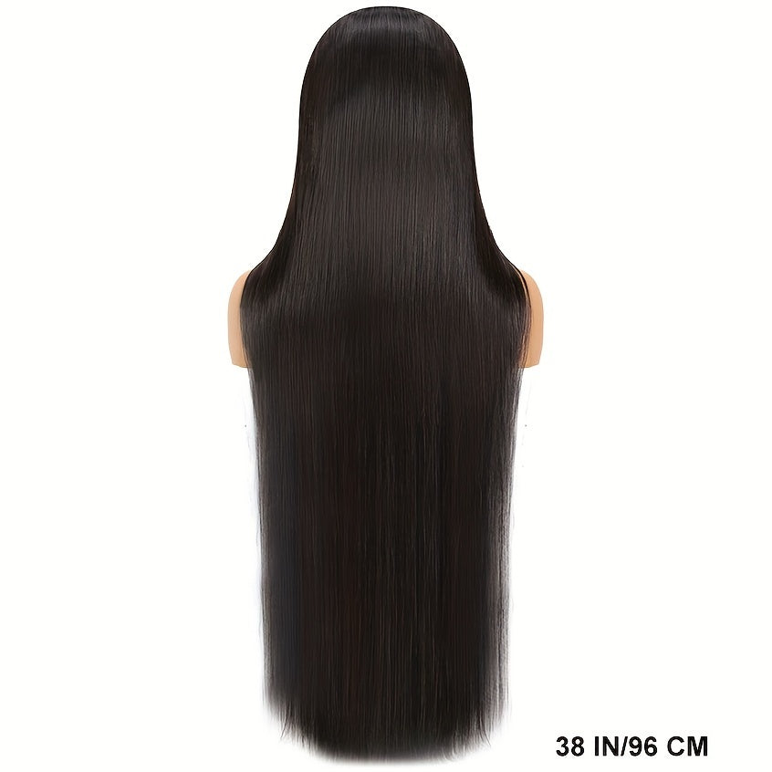 250% Density Brazilian Virgin Straight Wig with Bangs