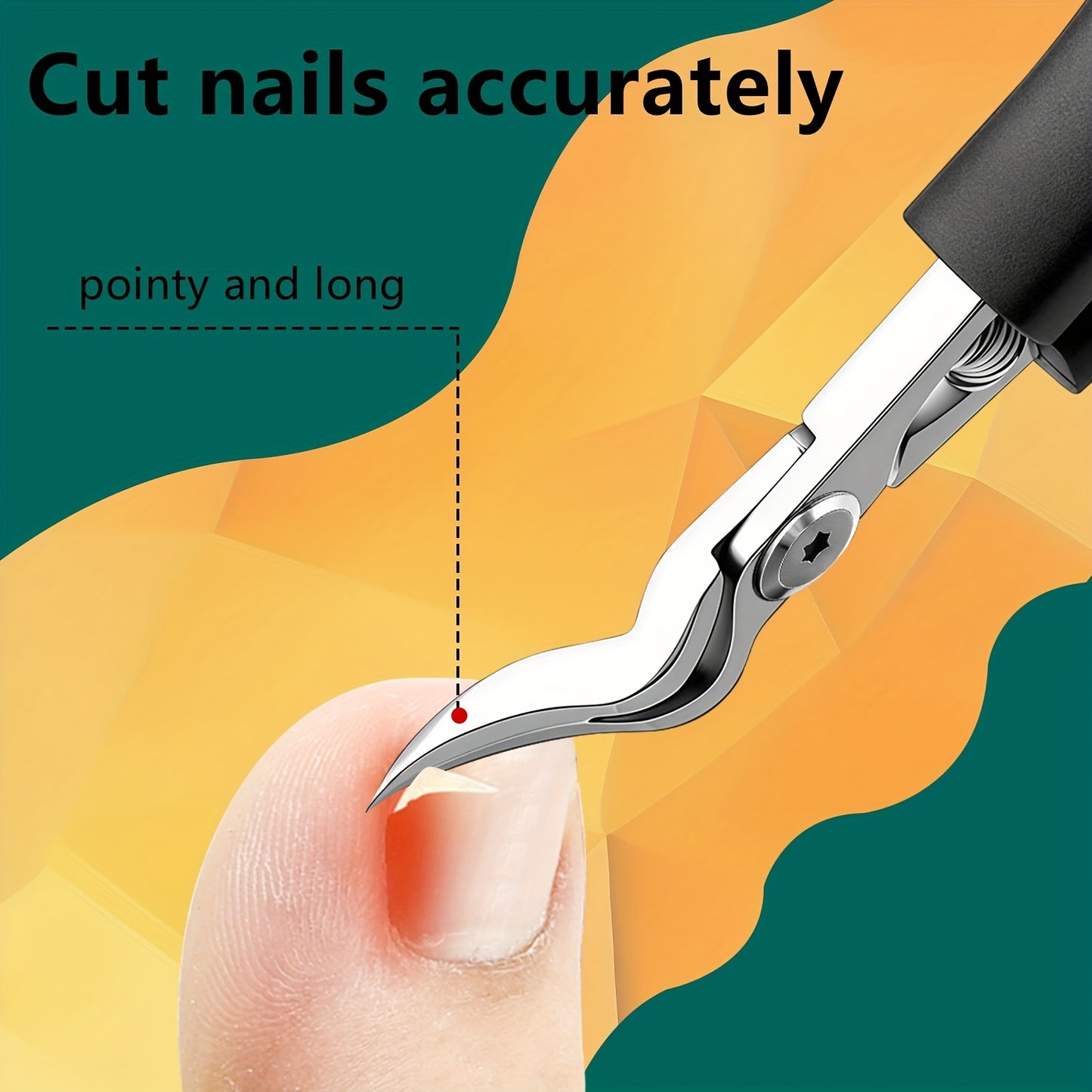 Professional Heavy-Duty Toenail Clippers for Thick & Ingrown Nails