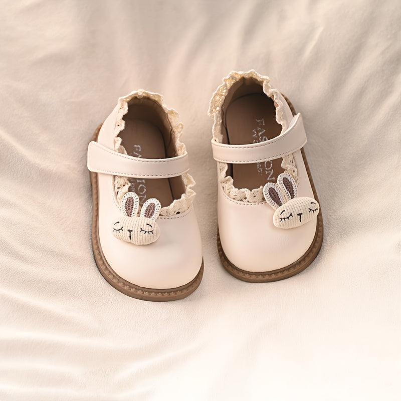 Toddler Girls' Cartoon Casual Shoes | Soft Sole, All-Season, Fastener, Microfiber Synthetic Upper