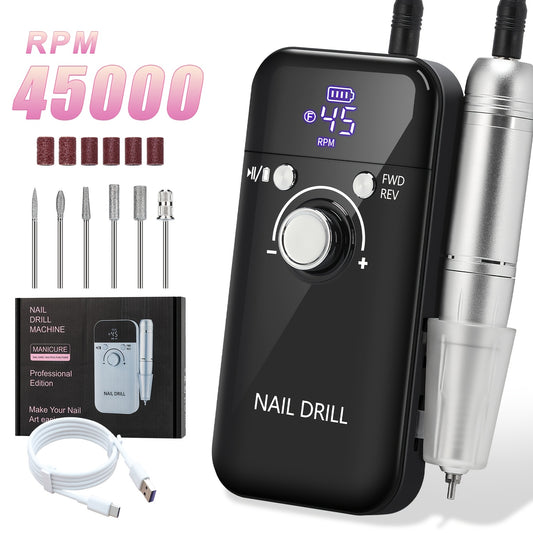 Professional Electric Nail Drill Machine (45000RPM)