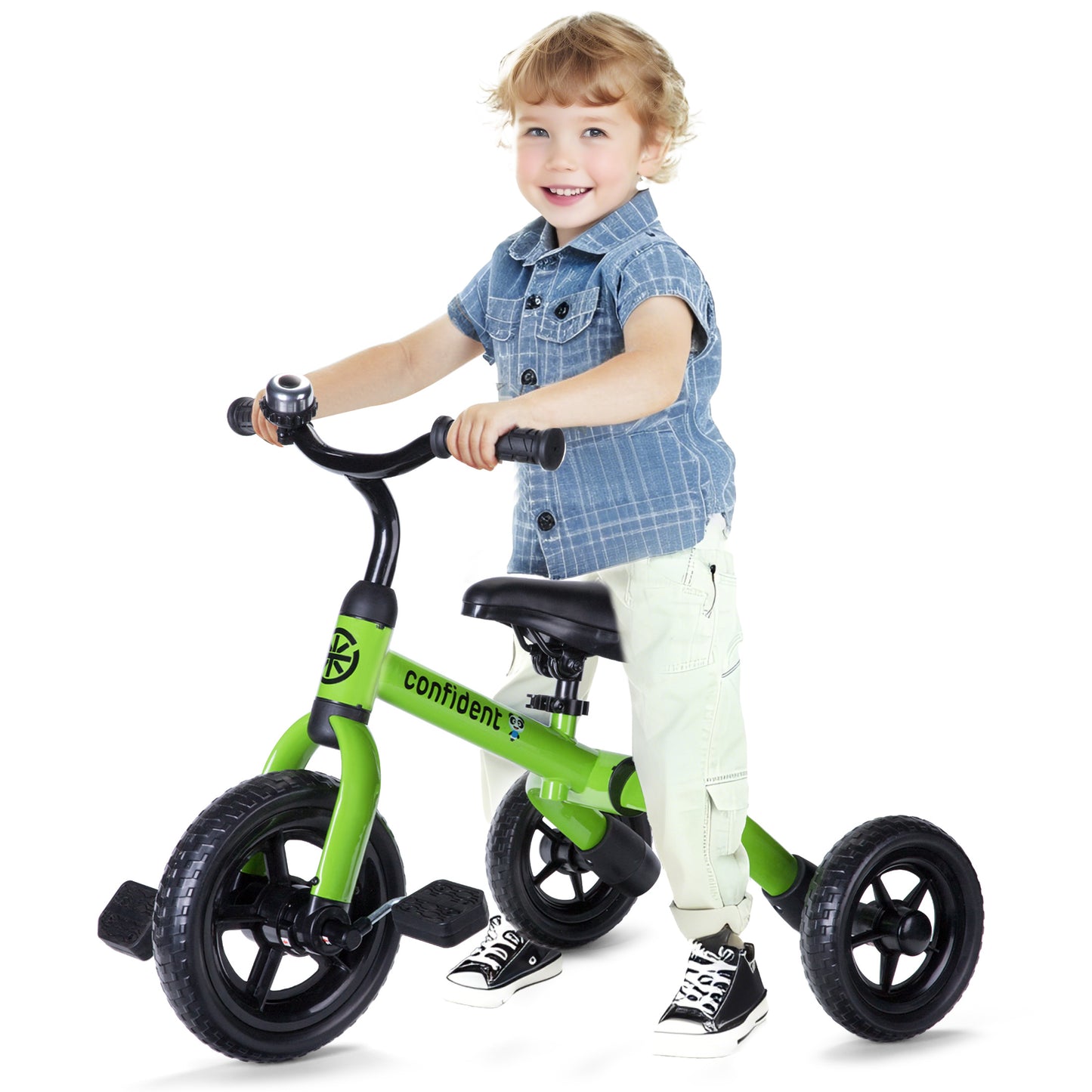 3-in-1 Kids Tricycle & Balance Bike (1-4 Years Old)