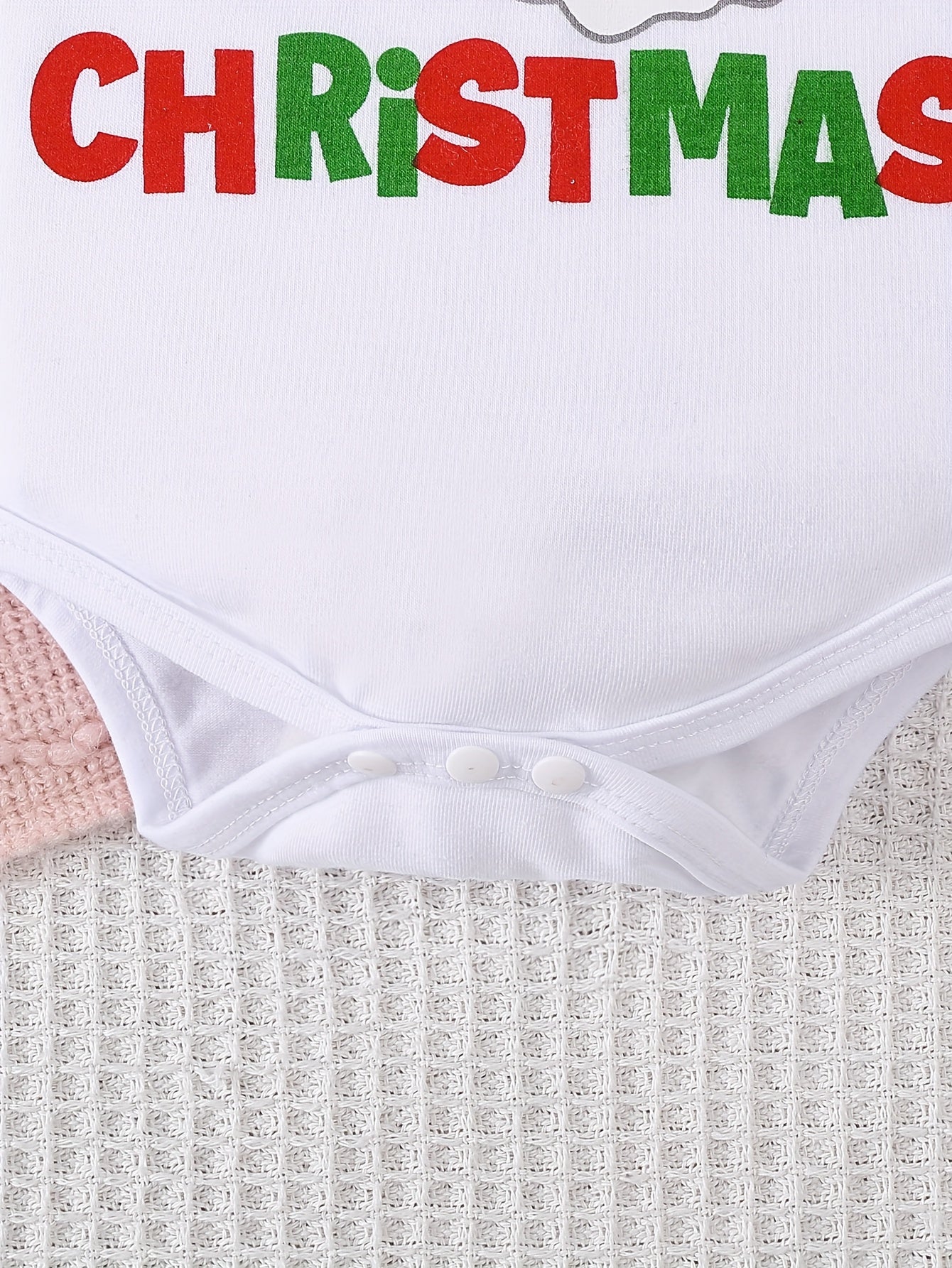 3pc Christmas Bodysuit, Pants, & Hat Set