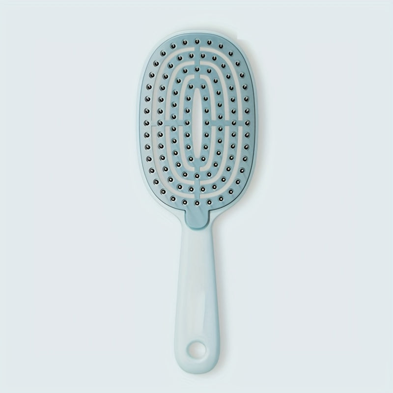 Self-Cleaning Retractable Hair Brush - Easy-Clean Detangling Tool