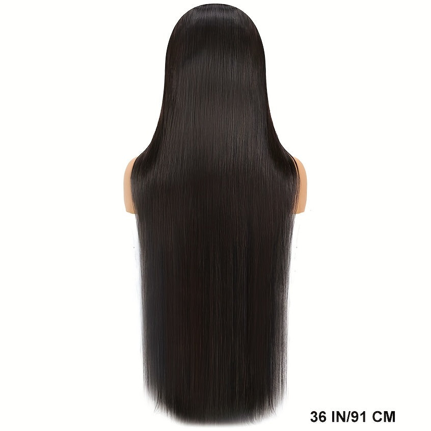 250% Density Brazilian Virgin Straight Wig with Bangs