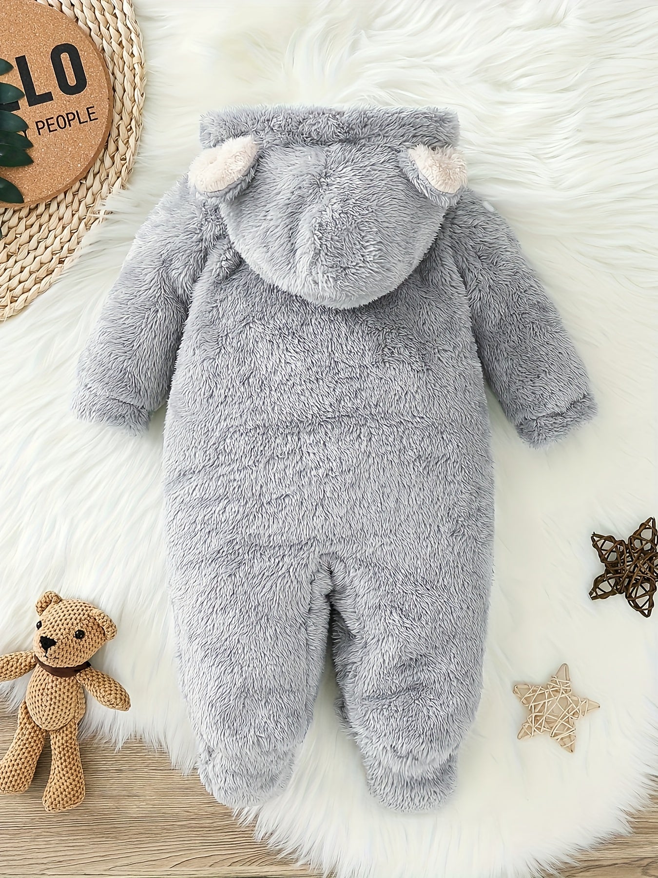 Thickened Warm Baby Boy Romper (0-9M)