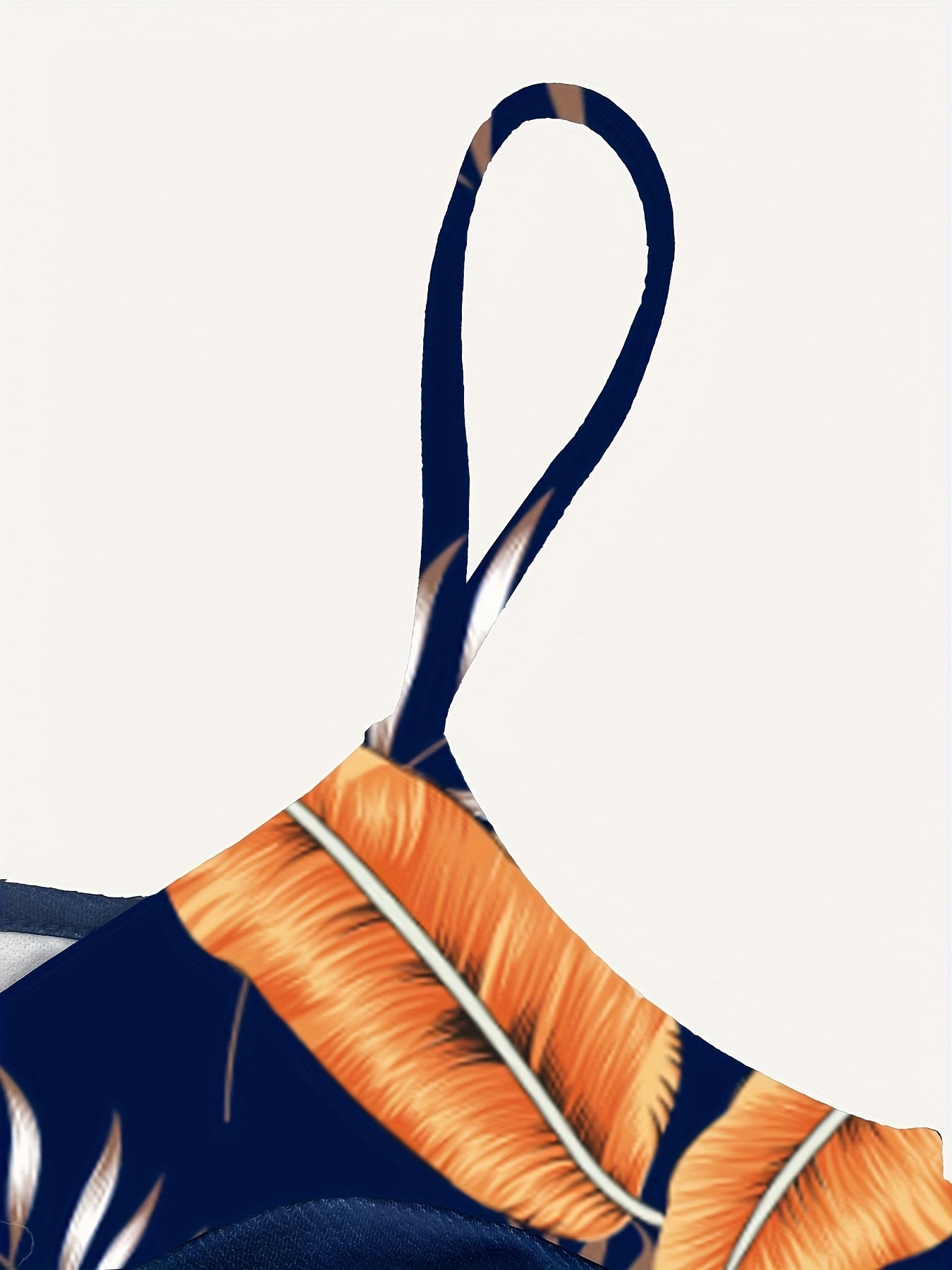 Two-Piece Halter Top & Printed Shorts Set – V-Neck Summer Outfit (LL425)