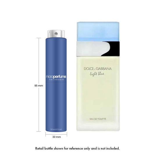 Dolce & Gabbana Light Blue Perfume for Women - Travel Spray EDT 5ml