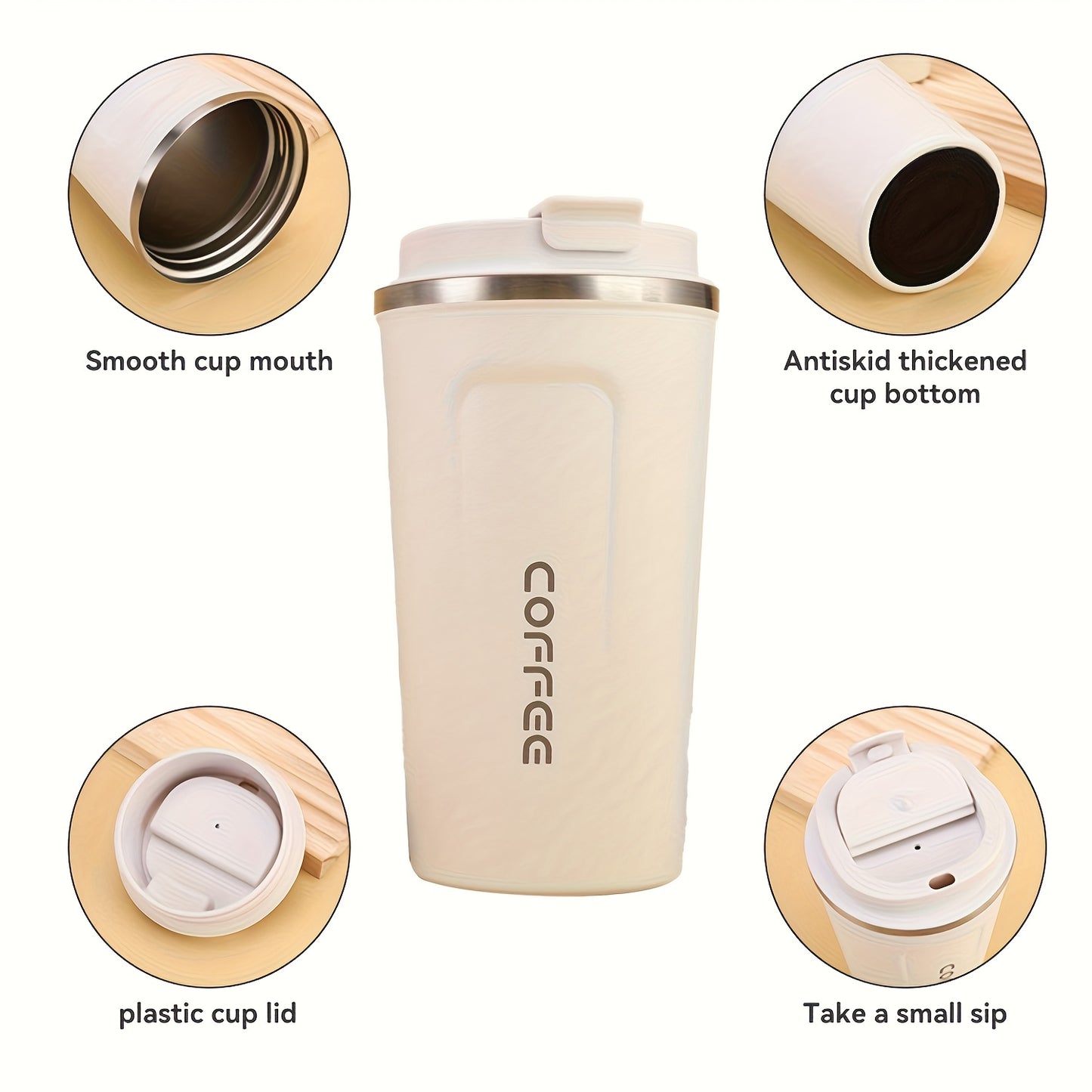 Leakproof Vacuum Insulated Travel Mug