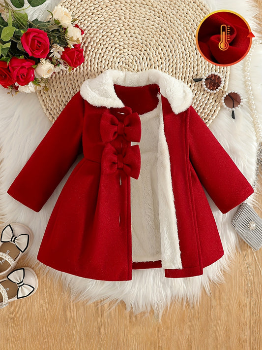 Baby Girl Fashionable Button Jacket (0-3 Years)