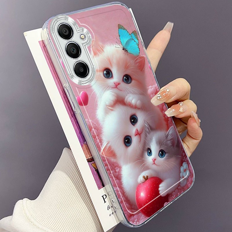 Cute Kittens Mobile Phone Case for Samsung Galaxy A/S Series