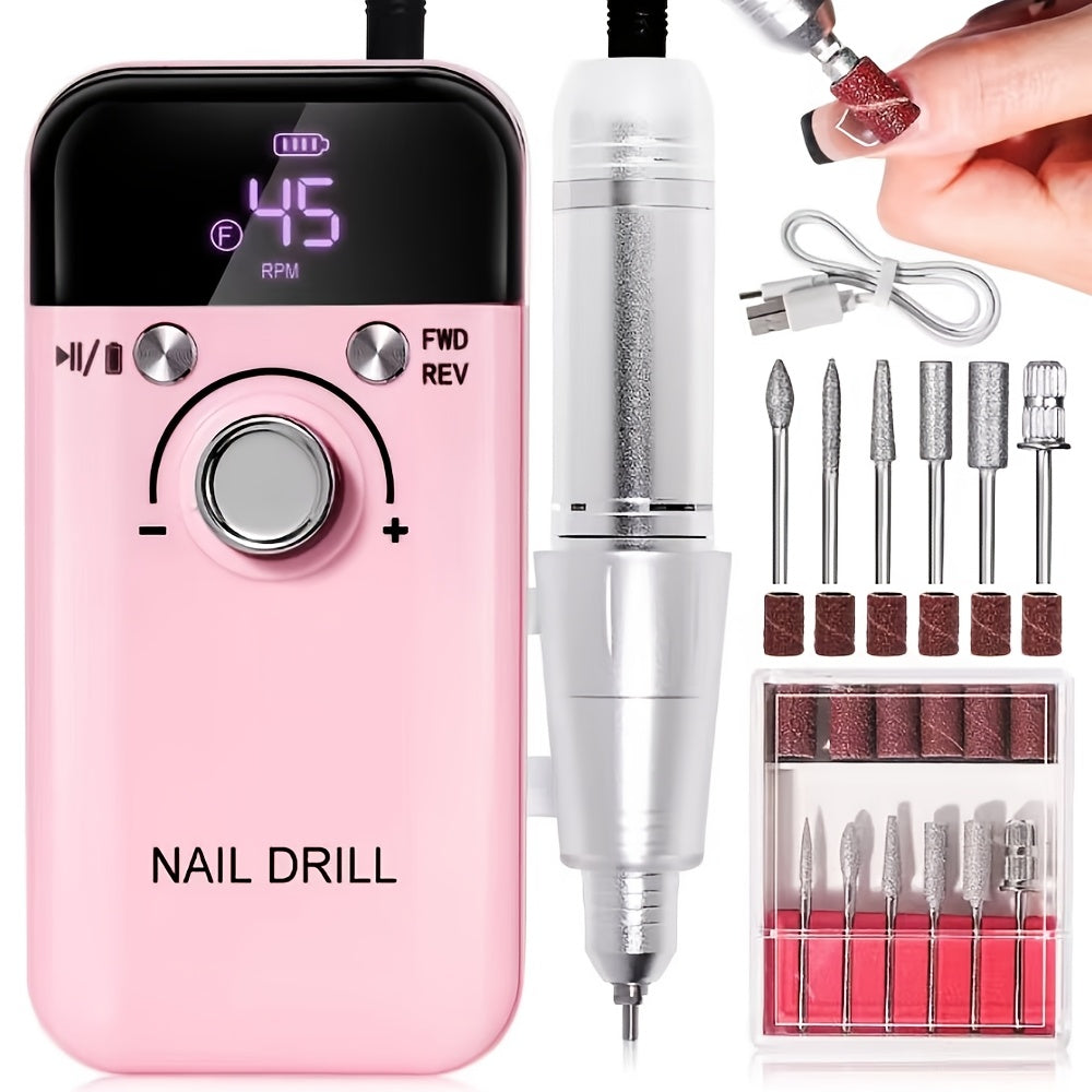 Professional Electric Nail Drill Machine (45000RPM)