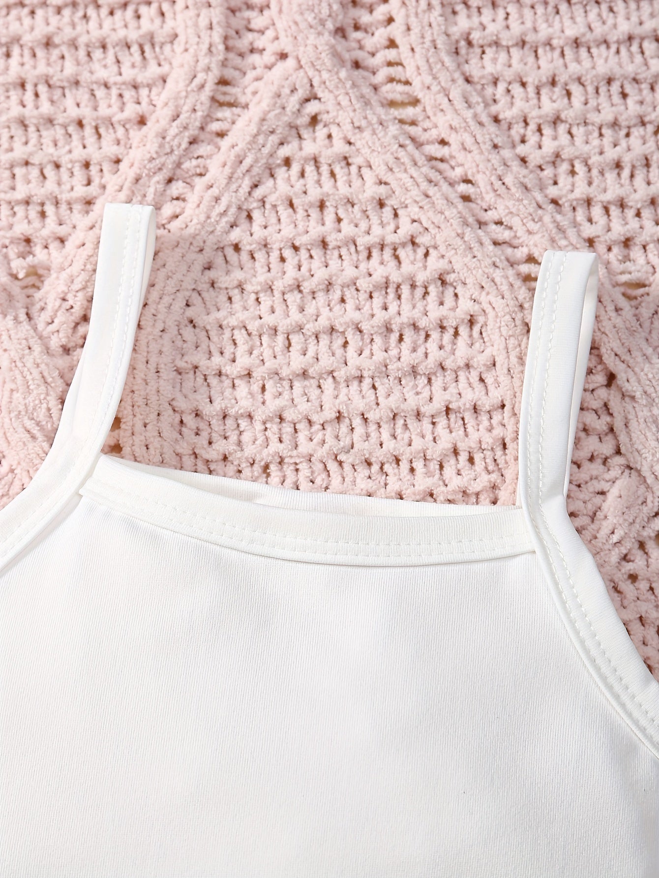 3pc Baby's Fuzzy Plaid Jacket & Bell-Bottom Set