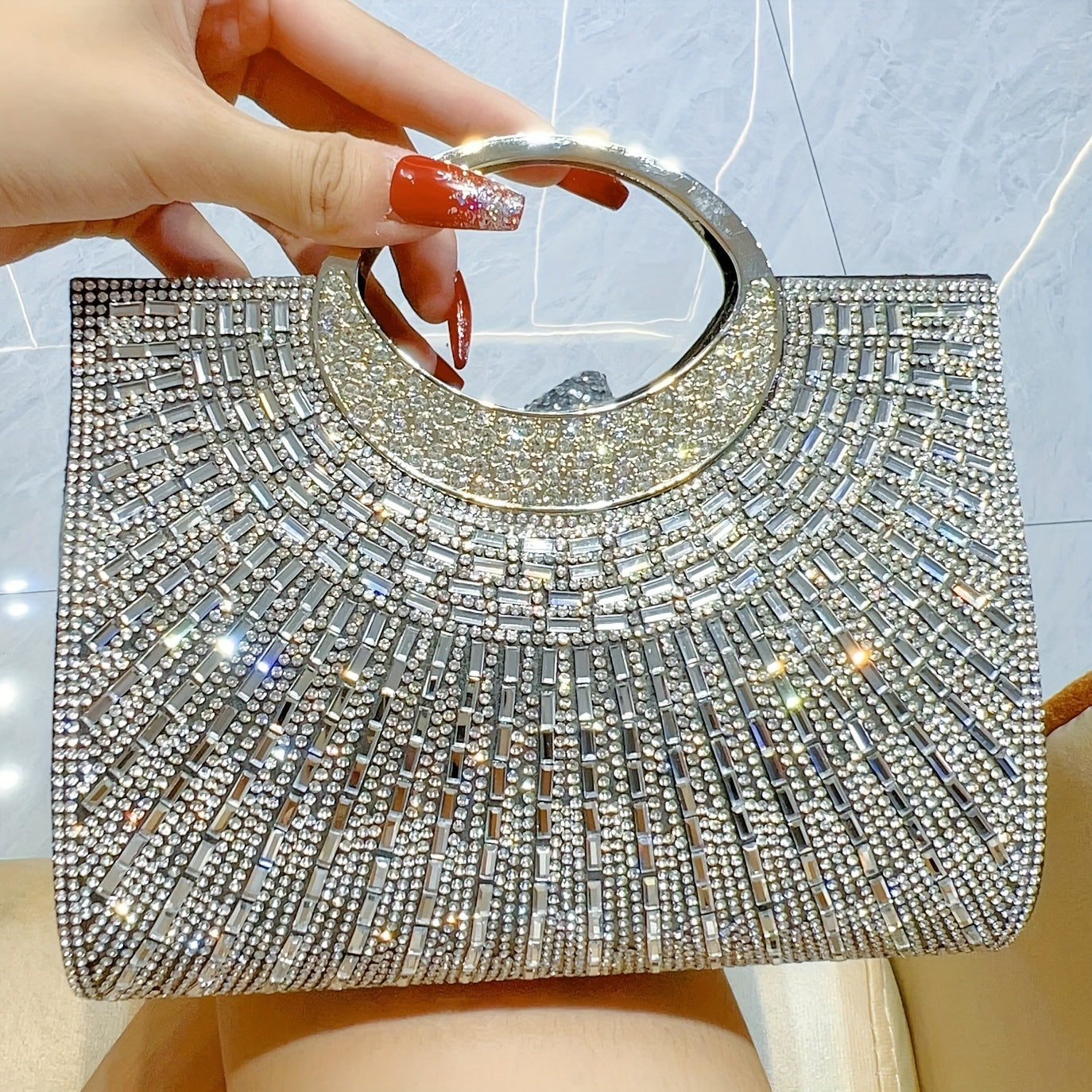 Rhinestone Evening Clutch & Purse