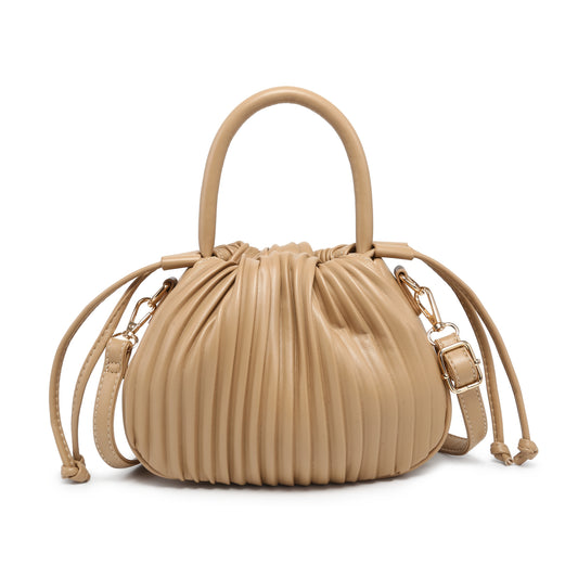The Terilte Women'S Drawstring Bucket Bag Is a Pleated Handbag That Can Also Be Used As a Crossbody Bag. It Features a Detachable Shoulder Strap, Allowing for Easy Transitions Between a Handbag, Shoulder Bag, And Crossbody Ba