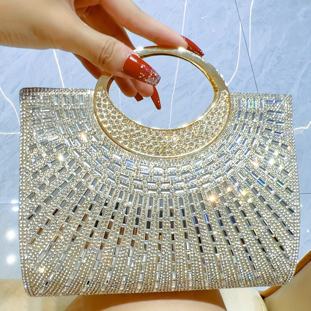 Rhinestone Evening Clutch & Purse