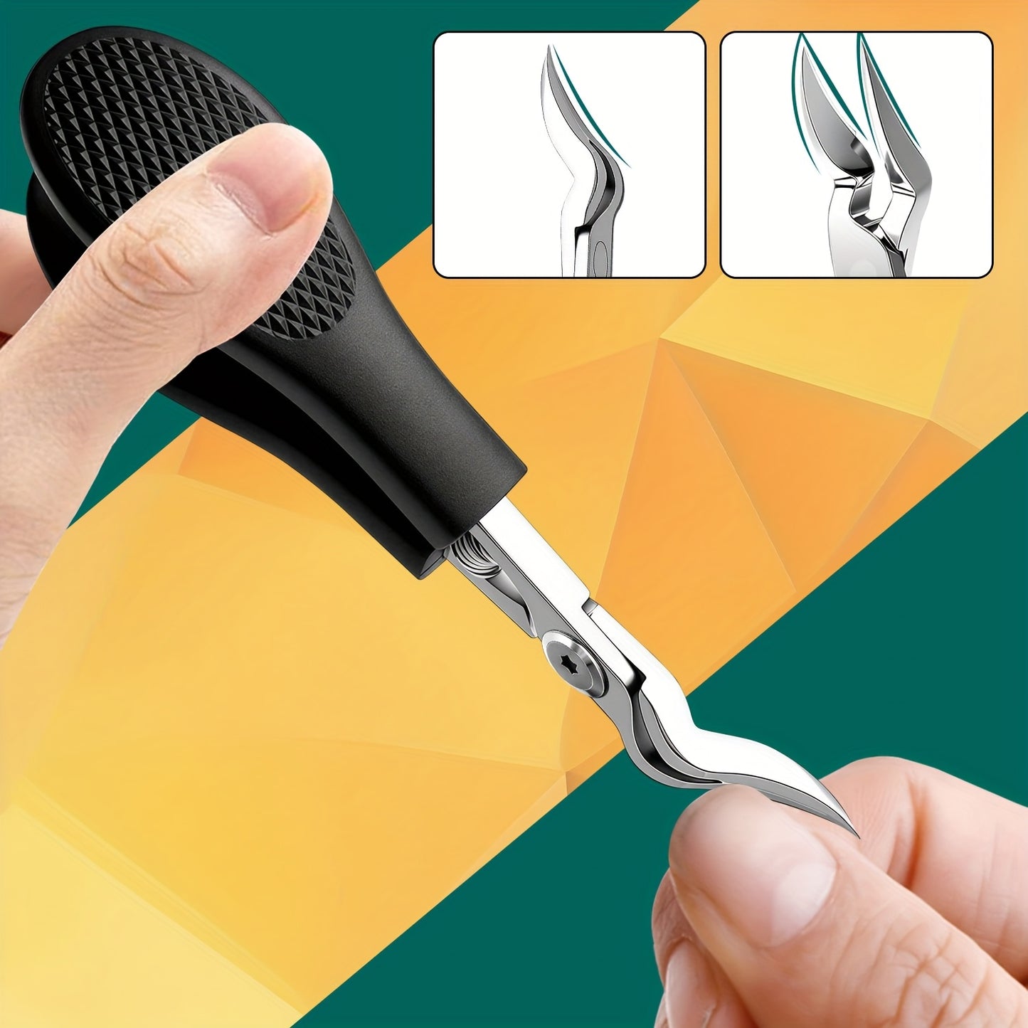Professional Heavy-Duty Toenail Clippers for Thick & Ingrown Nails