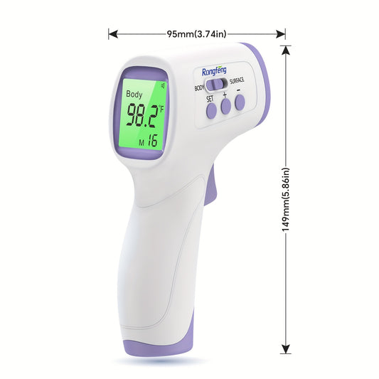 🌡️ Non-Contact Digital Forehead Thermometer (Adult & Child): Quick Accurate Results with Fever Alarm & 32 Memory Functions