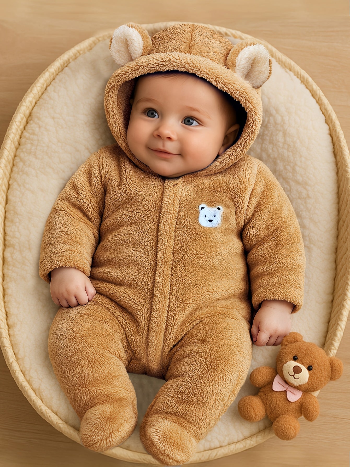 Thickened Warm Baby Boy Romper (0-9M)