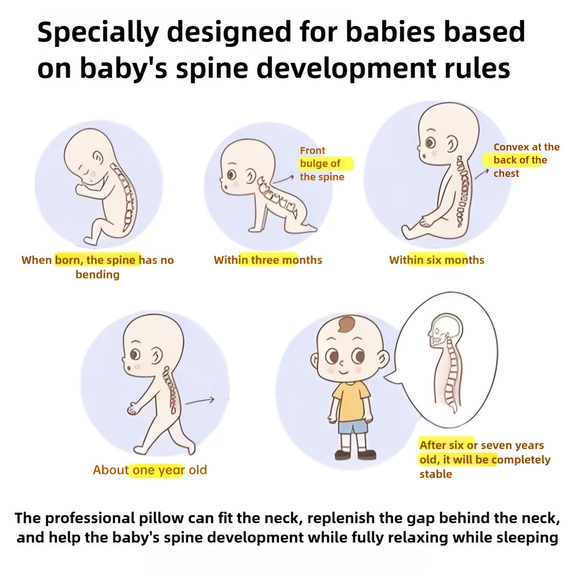 🦖 Cute Dinosaur & Panda Kids' Pillow (19.7x11.8 in): A-Grade Safe, Soft & Breathable (Machine Washable)