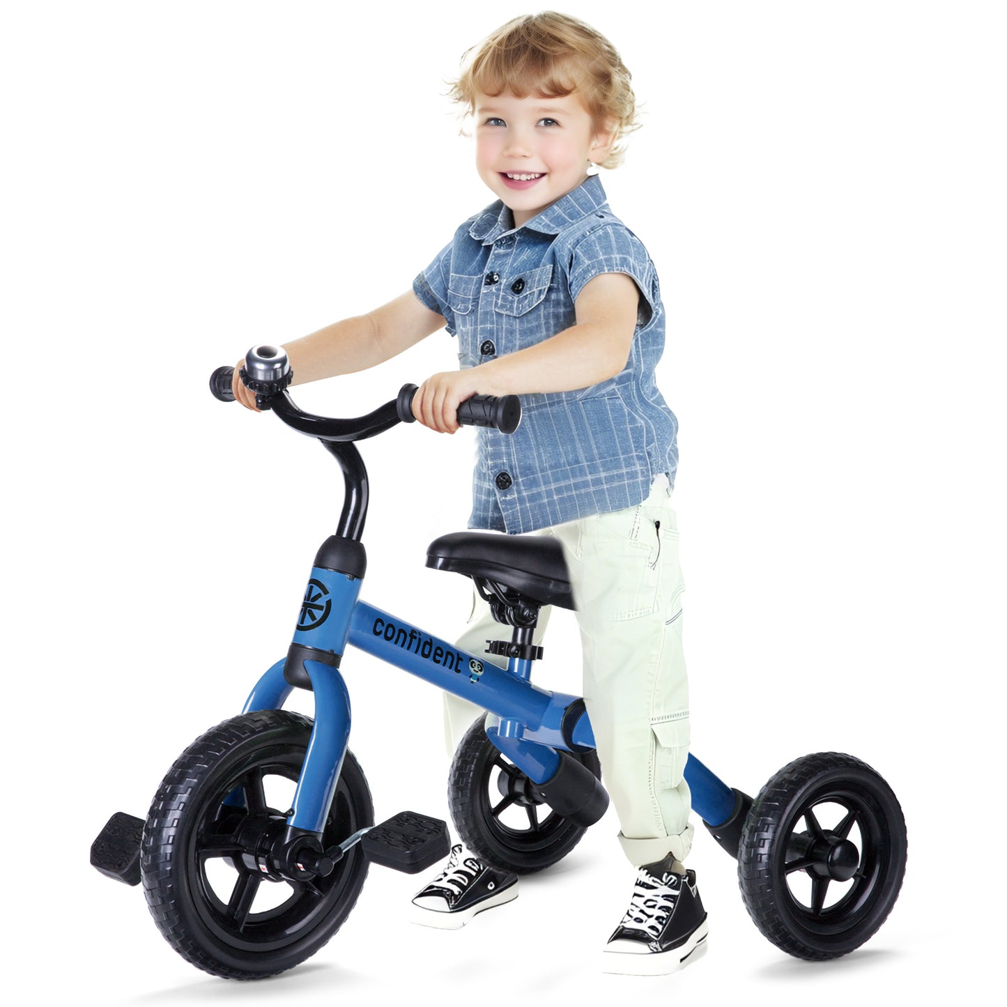 3-in-1 Kids Tricycle & Balance Bike (1-4 Years Old)